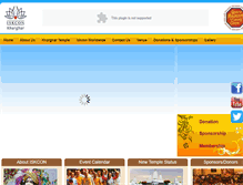 Tablet Screenshot of iskconkharghar.co.in